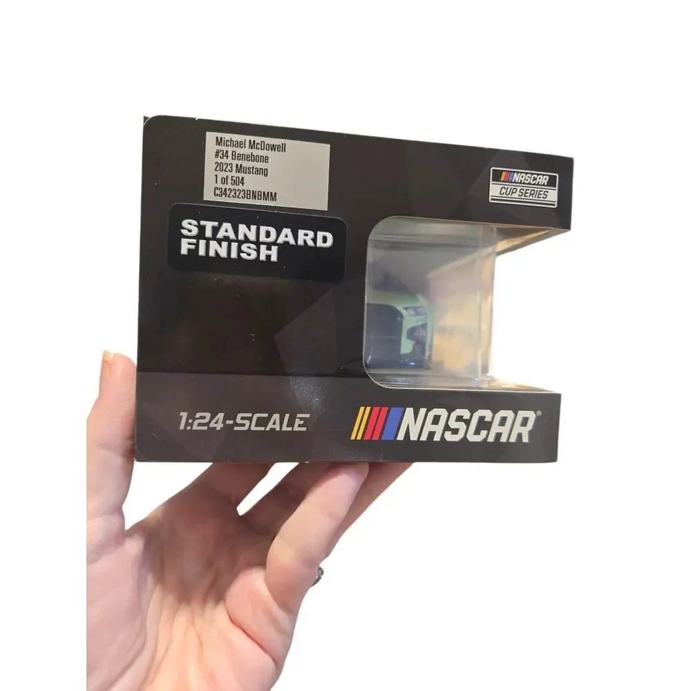 Michael McDowell #34 Benebone 2023 Mustang 1:24 Autographed 1/504 NASCAR Lionel
